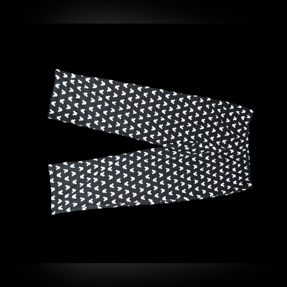 Disney Mickey Mouse Black & White Fleece Pajama Long Sleeve Pant Set Sz XL p10 - Picture 4 of 5